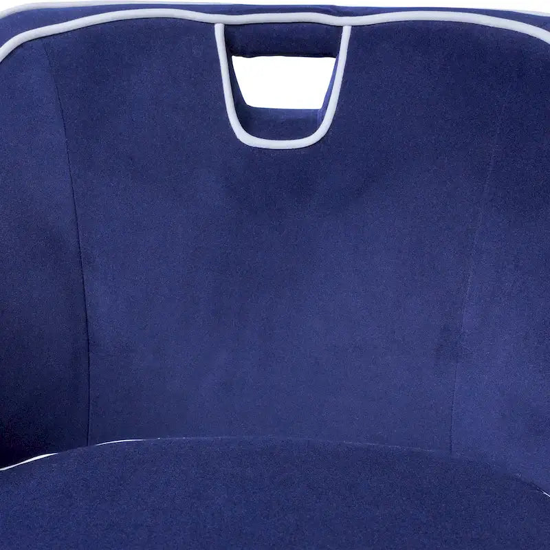 Modern Two-Tone Upholstered Accent Chair