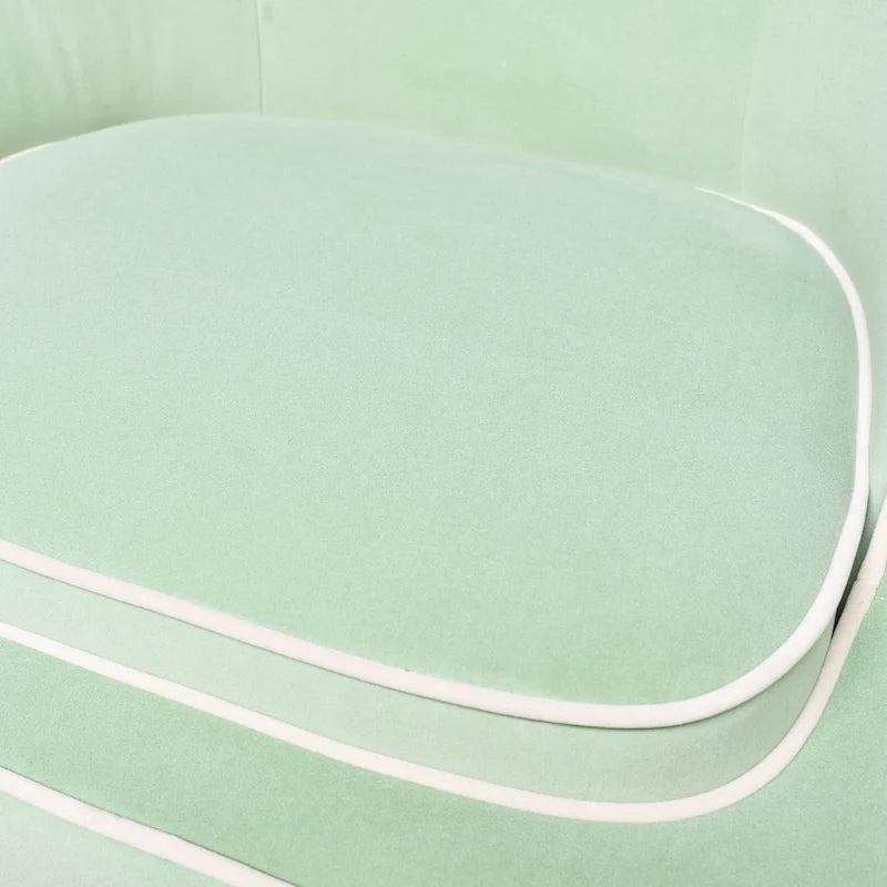 Modern Two-Tone Upholstered Accent Chair