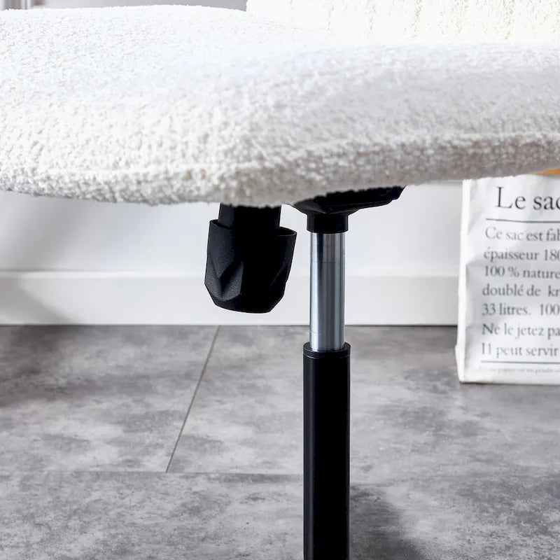 Ergonomischer Bürostuhl mit Schalensitz, Drehfunktion, verstellbarer Höhe & Neigefunktion