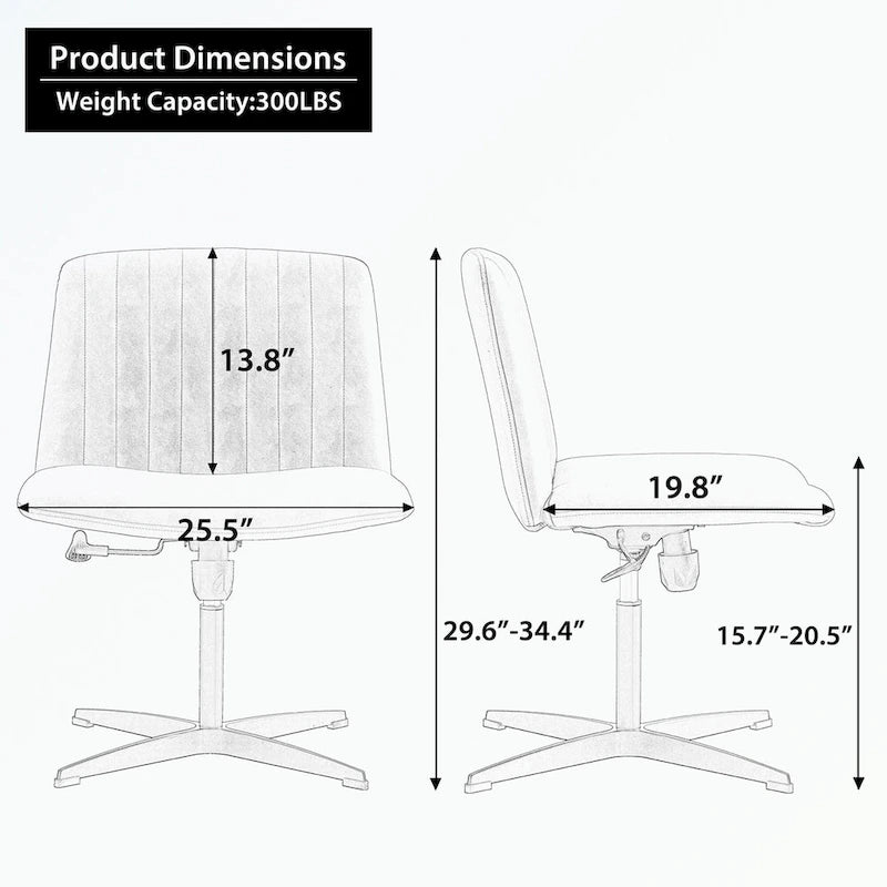 Ergonomischer Bürostuhl mit Schalensitz, Drehfunktion, verstellbarer Höhe & Neigefunktion