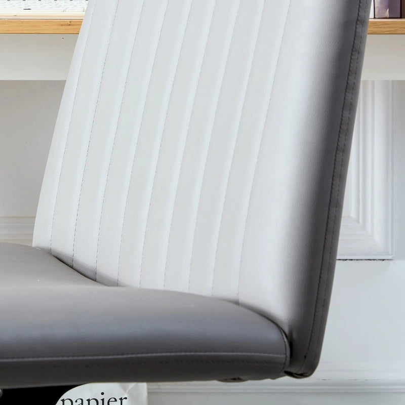 Ergonomischer Bürostuhl mit Schalensitz, Drehfunktion, verstellbarer Höhe & Neigefunktion