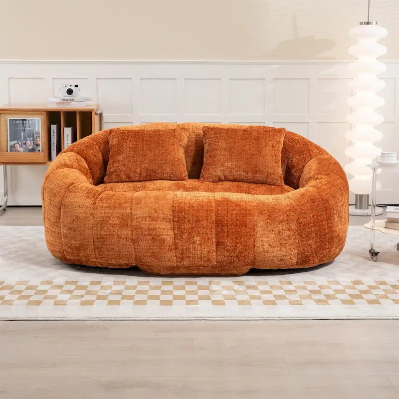 Oversized Chenille Bean Bag Chair & Lazy Sofa