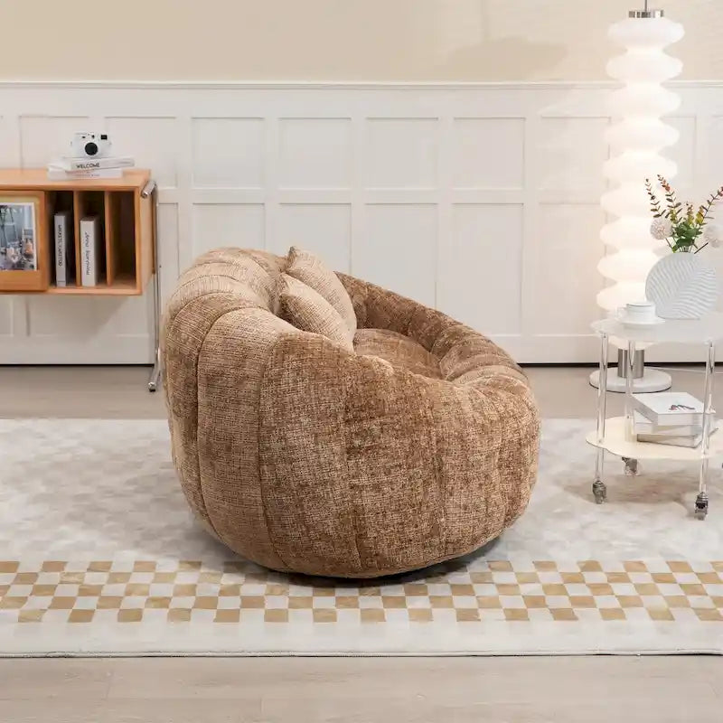 Oversized Chenille Bean Bag Chair & Lazy Sofa