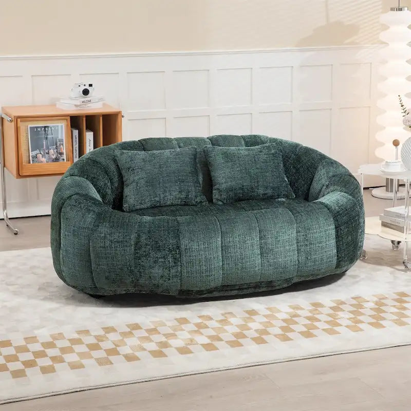 Oversized Chenille Bean Bag Chair & Lazy Sofa