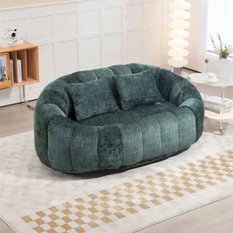 Oversized Chenille Bean Bag Chair & Lazy Sofa