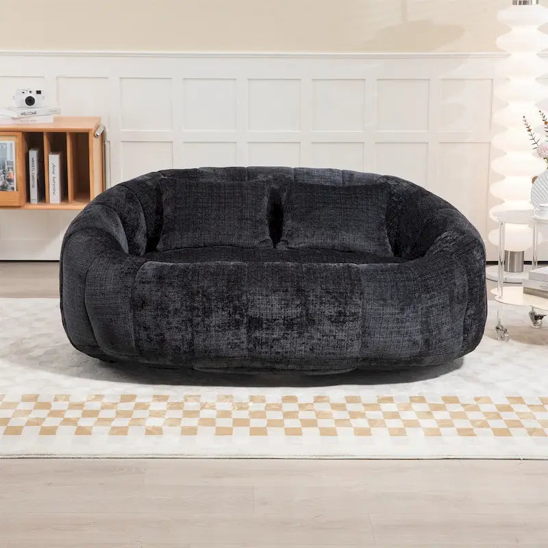 Oversized Chenille Bean Bag Chair & Lazy Sofa
