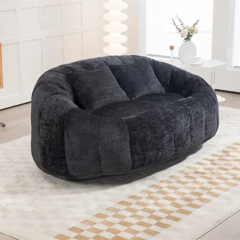 Oversized Chenille Bean Bag Chair & Lazy Sofa