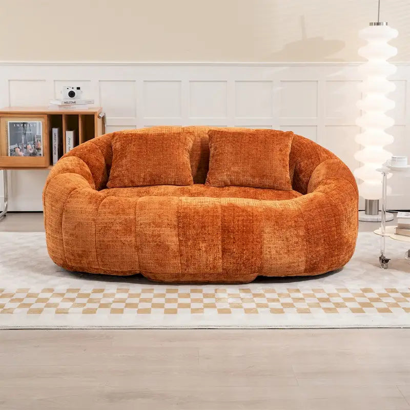 Oversized Chenille Bean Bag Chair & Lazy Sofa