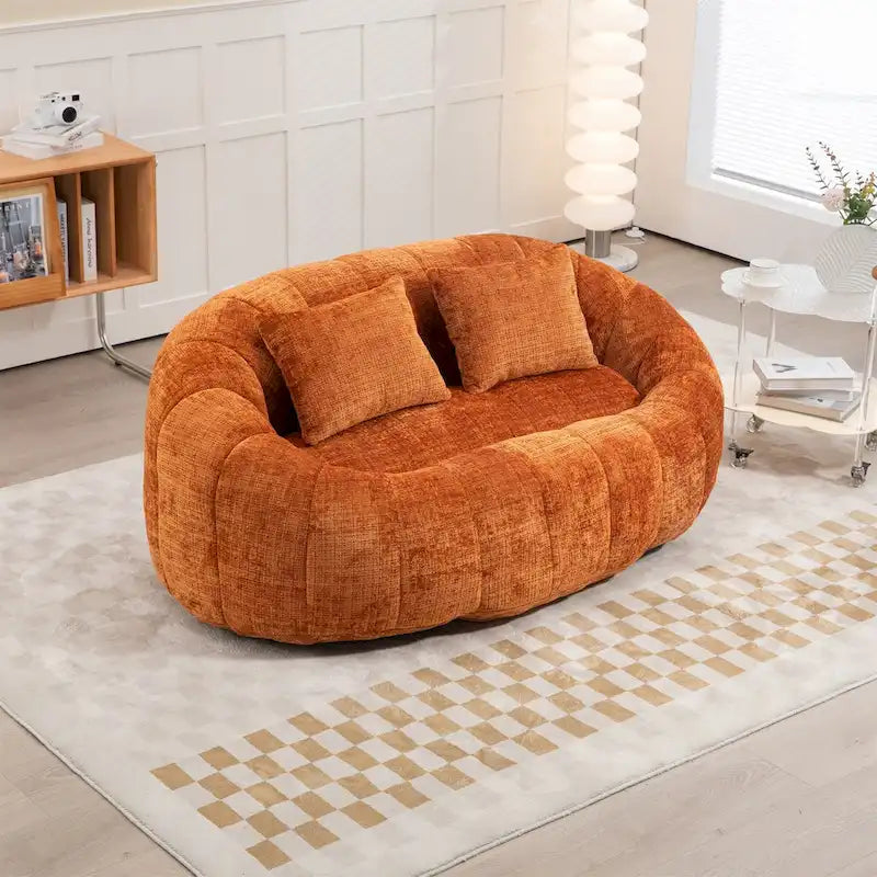 Oversized Chenille Bean Bag Chair & Lazy Sofa