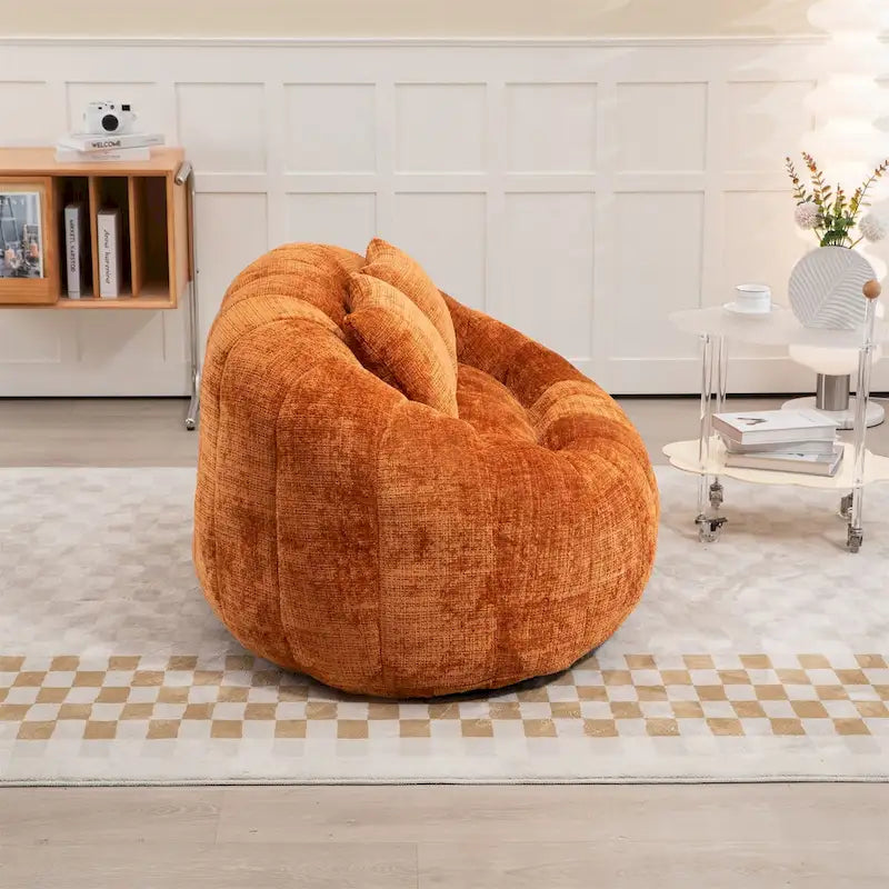Oversized Chenille Bean Bag Chair & Lazy Sofa