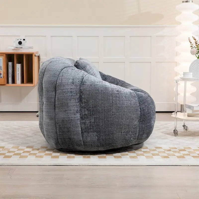 Oversized Chenille Bean Bag Chair & Lazy Sofa