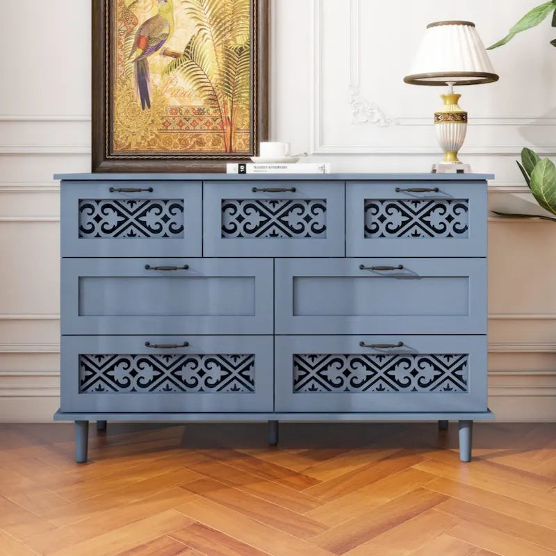 7-Drawer Storage Cabinet for Bedroom, Living Room & Study