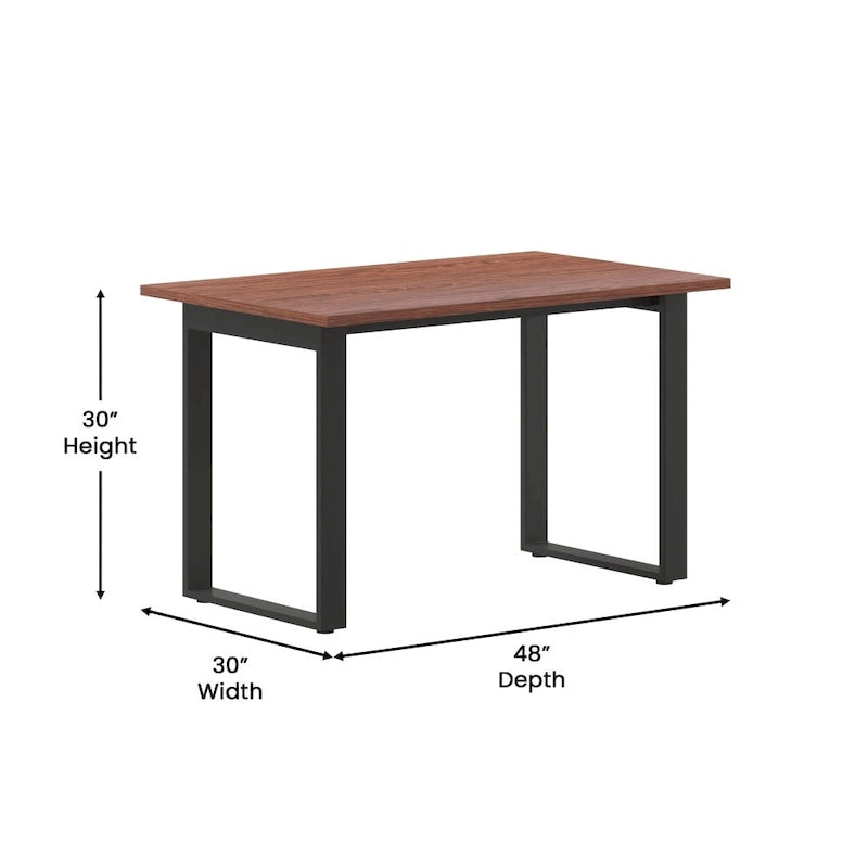Laminate Top Conference Table with U-Frame Steel Base