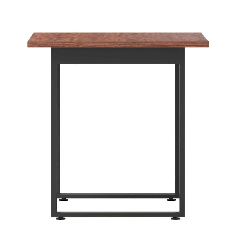 Konferenztisch mit Laminatplatte und U-förmigem Stahlgestell