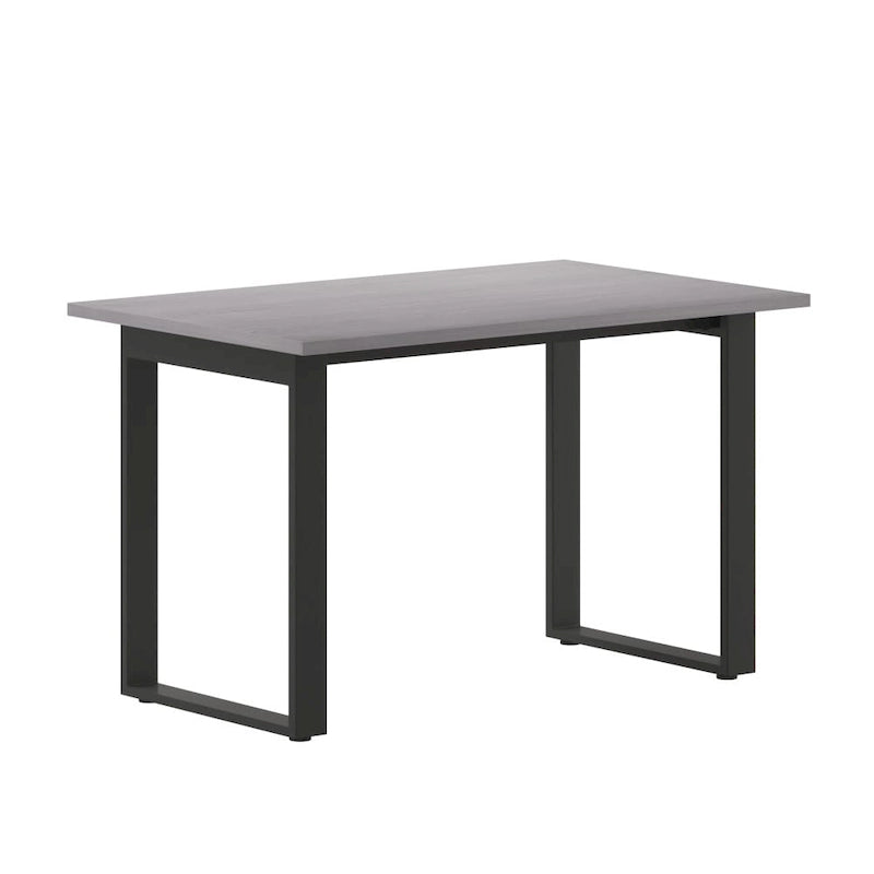 Konferenztisch mit Laminatplatte und U-förmigem Stahlgestell