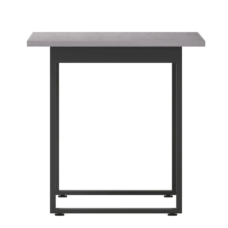 Konferenztisch mit Laminatplatte und U-förmigem Stahlgestell