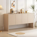 4-Door Minimalist Sideboard with Adjustable Shelves – Cream